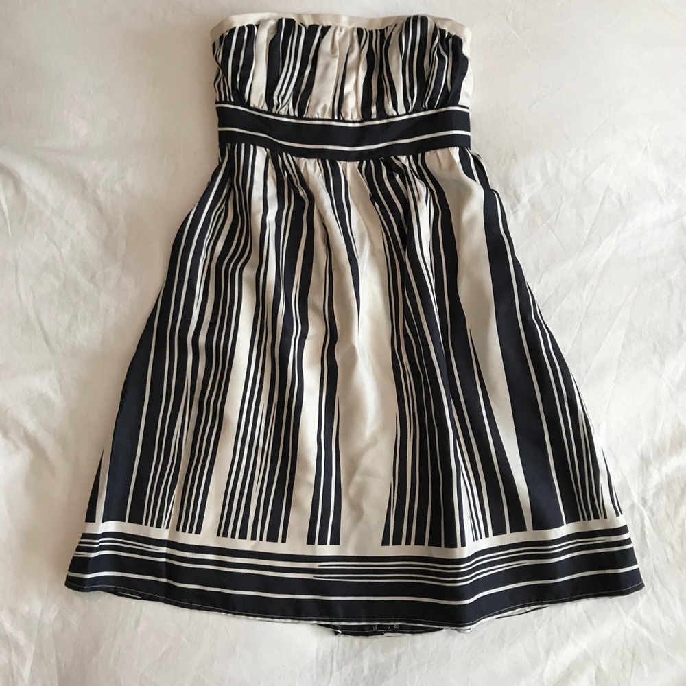 Strapless Silk Dress from Anthropology